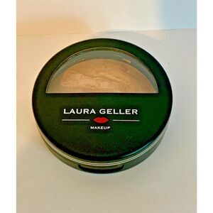 LAURA GELLER Balance-N-Brighten REGULAR Foundation baked .32 oz black case NEW